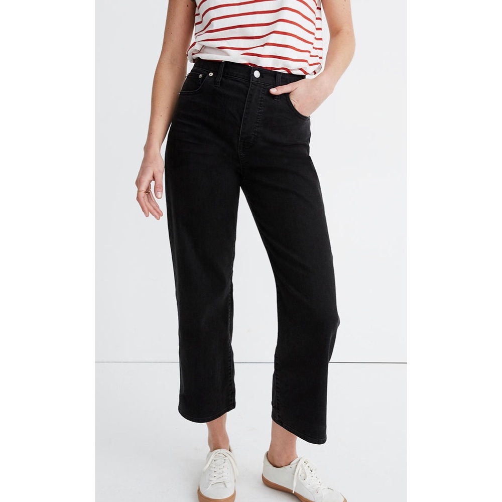 Madewell Slim Wide-Leg Cropped Jeans
